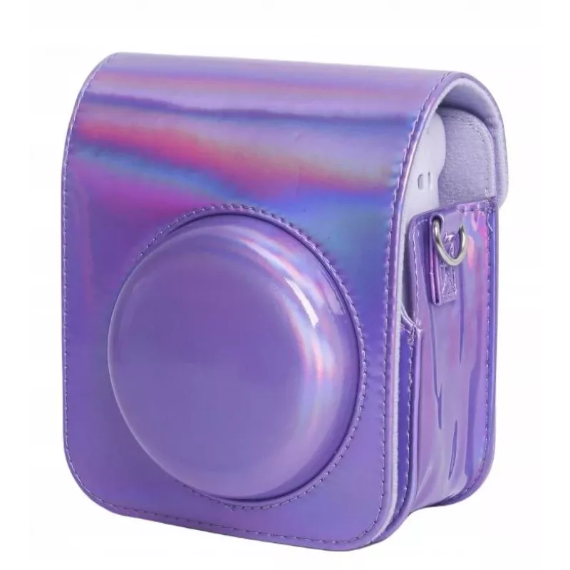 LOVEINSTANT puzdro obal taštička pre Fujifilm Instax Mini 12 - fialový gliter