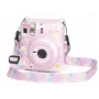 LOVEINSTANT puzdro obal pre Fujifilm Instax Mini 12 so samolepkami - Yogurt Rabbit