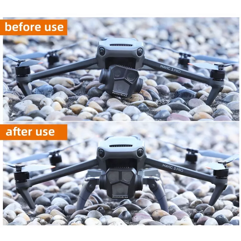 SUNNYLIFE predlžovače pristávacieho podvozku pre DJI Mavic 3 Pro - sivé (balenie 4 ks)
