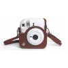 LOVEINSTANT ochranné puzdro taška cez rameno pre Fujifilm Instax Mini 12 - hnedá