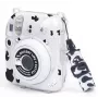 LOVEINSTANT puzdro pre Fujifilm Instax Mini 12 - kravská koža s glitrom, so samolepkami a fototaštičkou