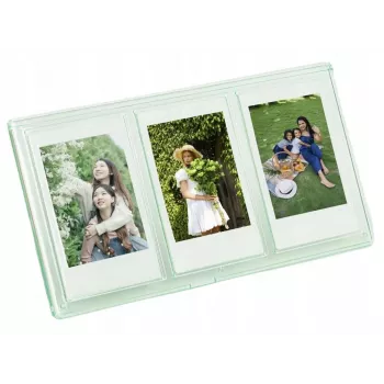 LOVEINSTANT stojanový rámik na 3 fotografie pre kamery Zink / Fuji Instax Mini - zelený
