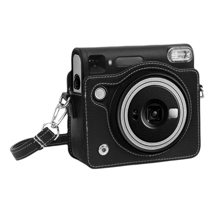 LOVEINSTANT puzdro kryt obal pre kameru Fujifilm Instax Square SQ40, čierna