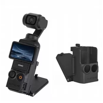 SUNNYLIFE magnetický držiak pre DJI Osmo Pocket 3 - vertikálny & horizontálny - čierny