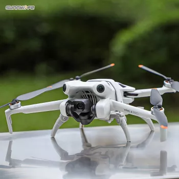 SUNNYLIFE predĺženia podvozku pre DJI Mini 4 Pro - zvýšenie výšky 30 mm, rýchloupínacie nasadenie, protišmykové podložky (sivá) N4P-LG700