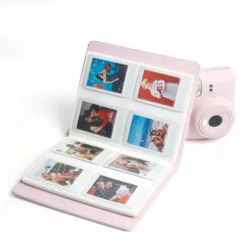 LOVEINSTANT fotoalbum 288 fotiek pre Fuji Instax Canon Xiaomi Polaroid HP Kodak Zink / predné okienko / fialová