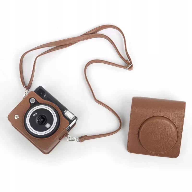 LOVEINSTANT ochranné puzdro pre Fujifilm Instax Square SQ40 - hnedá