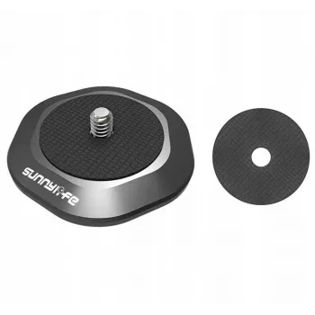 SUNNYLIFE magnetická montážna adaptérová doska pre kameru, gimbal, telefón so závitom 1/4 palca DZ753-D
