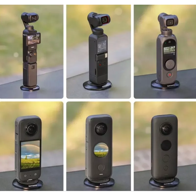 SUNNYLIFE magnetická montážna adaptérová doska pre kameru, gimbal, telefón so závitom 1/4 palca DZ753-D