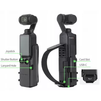 SUNNYLIFE ochranný rám rukoväť pre DJI Osmo Pocket 3 - čierny