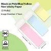 Phomemo farebné termálne papierové rolky 53mm x 6,5m balenie 3 ks pre T02 M02 PRO M03 M04S