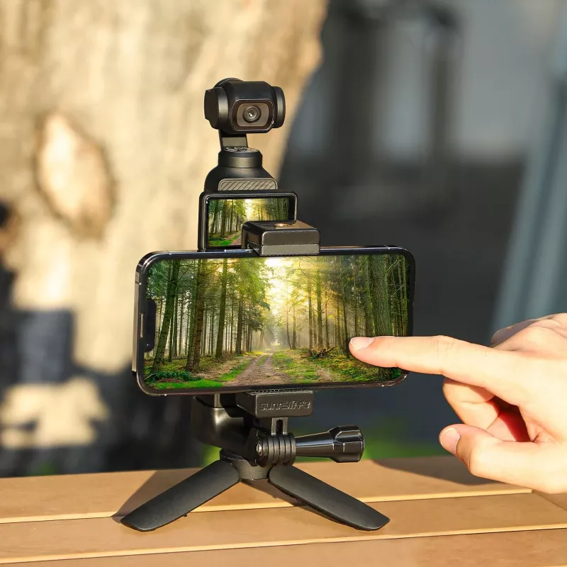 SUNNYLIFE držiak smartfónu pre DJI Osmo Pocket 3 - čierny
