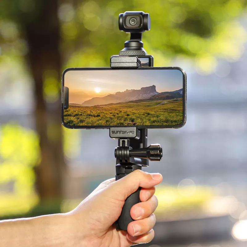 SUNNYLIFE držiak smartfónu pre DJI Osmo Pocket 3 - čierny