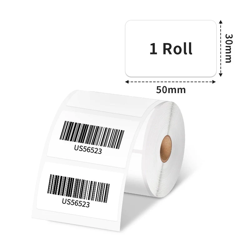 Phomemo 230 etikiet 50x30mm priama termálna samolepiaca etiketa pre M110 M120 M200 M220 M221 / XP5030-230