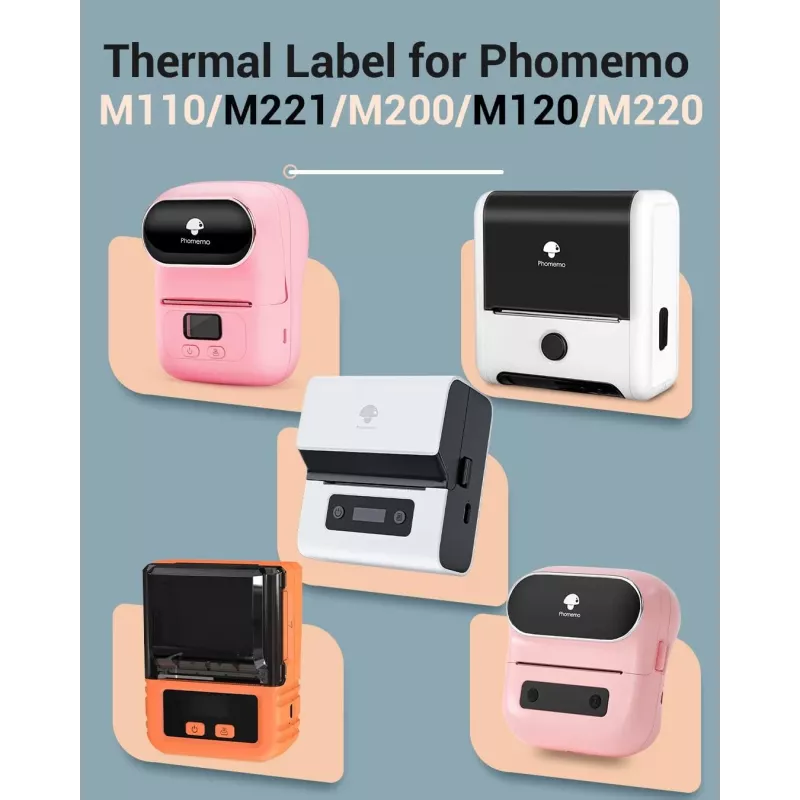 Phomemo 230 etikiet 50x30mm priama termálna samolepiaca etiketa pre M110 M120 M200 M220 M221 / XP5030-230