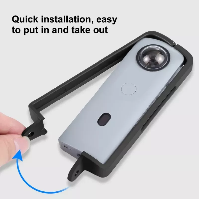 PULUZ rámový držiak ochranná klietka pre Ricoh Theta SC2 - čierny