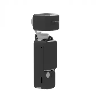 PULUZ ochranné silikónové puzdro s krytkou objektívu a krytkou displeja pre DJI Osmo Pocket 3, čierna (PU894B)