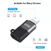 PULUZ adaptér Lightning na USB-C OTG pre iPhone, čierny (PU649B)
