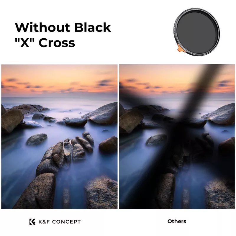 K&F Concept Variabilný ND filter ND2-ND32 82mm True Color MRC Nano X