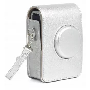 LOVEINSTANT Puzdro pre Fujifilm Instax Mini Evo - strieborná
