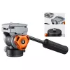 K&F Concept FH-03 fluidná videohlavica, nosnosť 5 kg, Arca-Swiss, 1/4