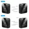 PULUZ PU3153B bezdrôtový Bluetooth mikrofón 3,5 mm TRS/TRRS pre telefón a kameru