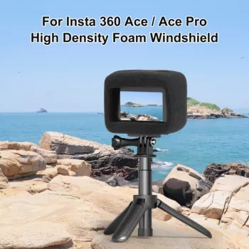 PULUZ penová protiveterná krytka pre Insta360 Ace Pro / Insta360 Ace (čierna)