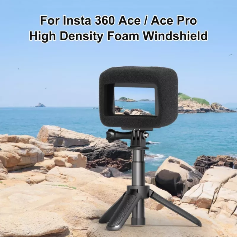 PULUZ penová protiveterná krytka pre Insta360 Ace Pro / Insta360 Ace (čierna)