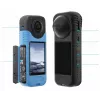 SUNNYLIFE silikónový kryt objektívu a puzdro pre Insta360 X4 - biele