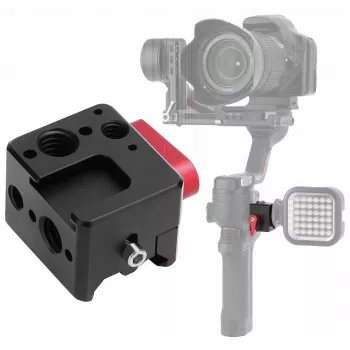 SUNNYLIFE adaptér držiaka 1/4 palca 3/8 palca ISO pre DJI Ronin RS3 / RS3 Pro / RS2 / RSC2