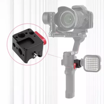 SUNNYLIFE adaptér držiaka 1/4 palca 3/8 palca ISO pre DJI Ronin RS3 / RS3 Pro / RS2 / RSC2