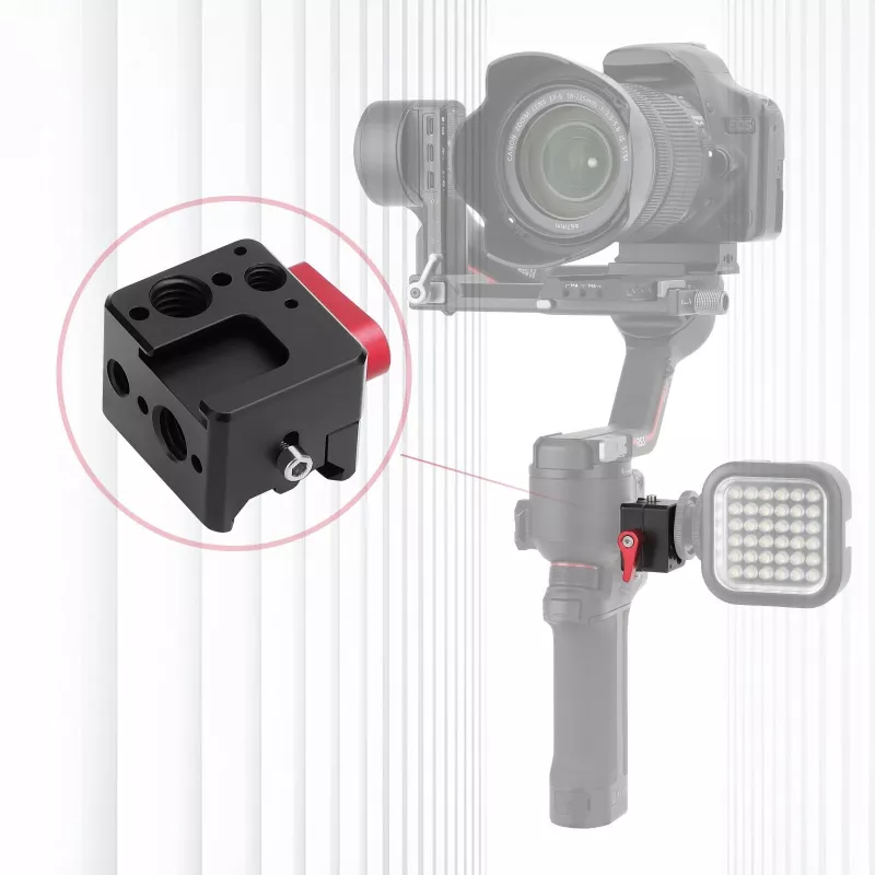 SUNNYLIFE adaptér držiaka 1/4 palca 3/8 palca ISO pre DJI Ronin RS3 / RS3 Pro / RS2 / RSC2