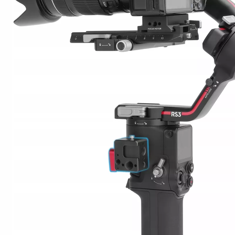 SUNNYLIFE adaptér držiaka 1/4 palca 3/8 palca ISO pre DJI Ronin RS3 / RS3 Pro / RS2 / RSC2