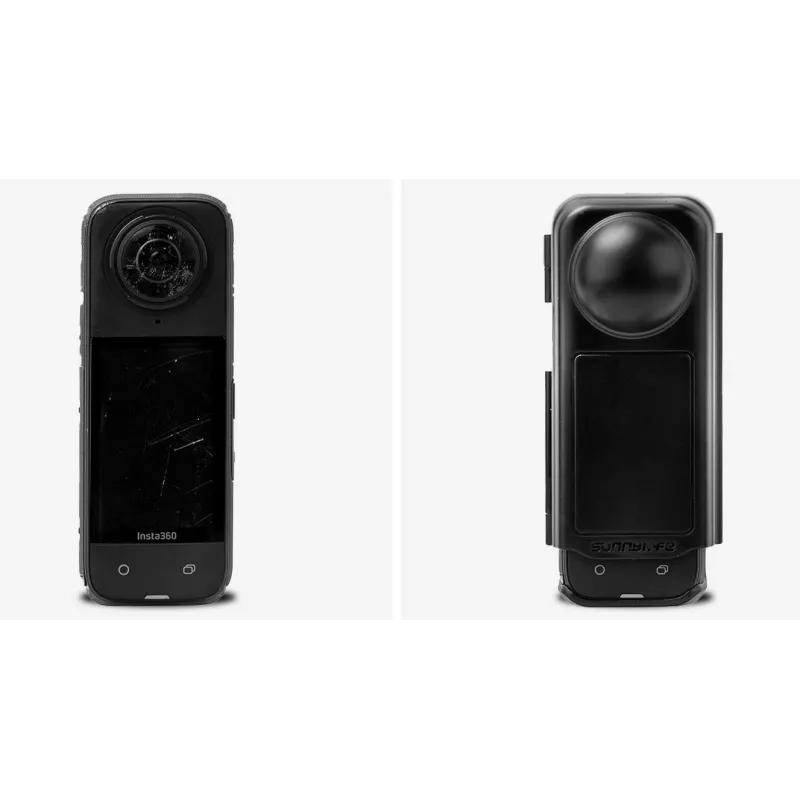 SUNNYLIFE pevné ochranné puzdro pre akčnú kameru Insta360 X4 - čierne