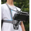 SUNNYLIFE hrudný popruh pre diaľkový ovládač DJI RC Plus - čierny