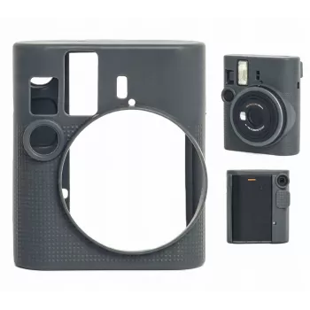 LOVEINSTANT silikónové ochranné puzdro pre Fujifilm Instax Mini 41 - sivá
