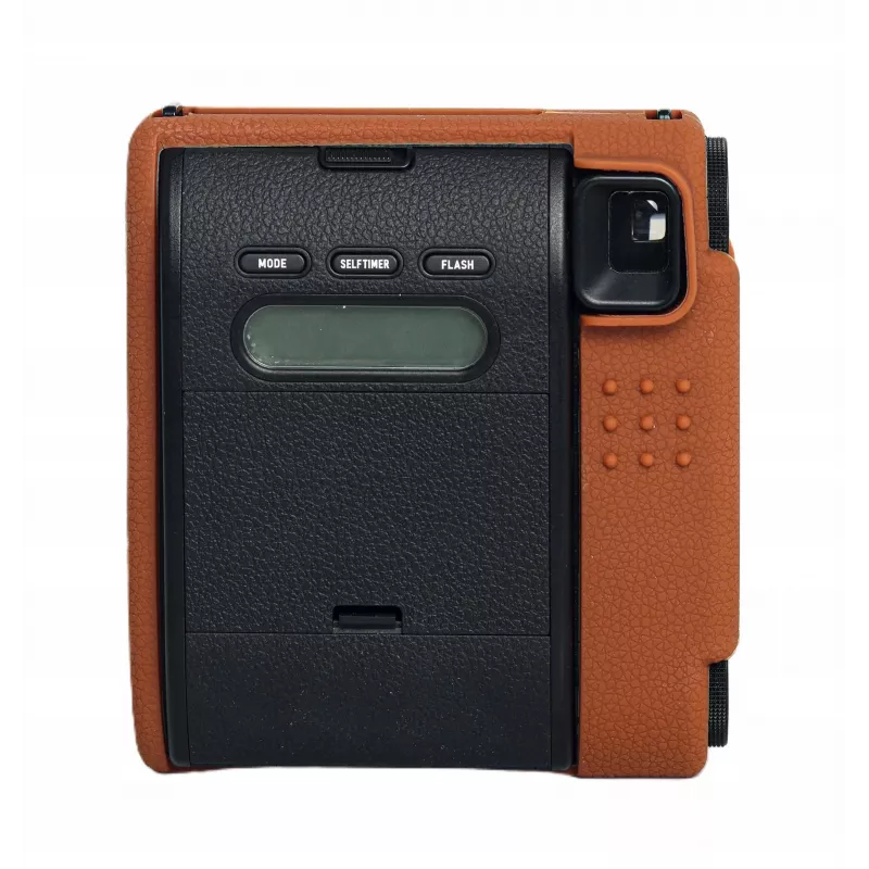 LOVEINSTANT silikónové ochranné puzdro pre Fujifilm Instax Mini 99 - hnedá
