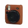 LOVEINSTANT silikónové ochranné puzdro pre Fujifilm Instax Mini 99 - hnedá
