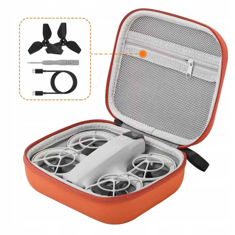 SUNNYLIFE taška na dron pre DJI NEO - pevné ochranné puzdro s príslušenstvom - čierna