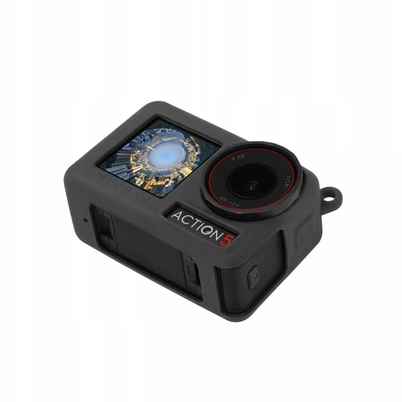 SUNNYLIFE ochranné silikónové puzdro so šnúrkou pre DJI Osmo Action 5 Pro / OA5-BHT885