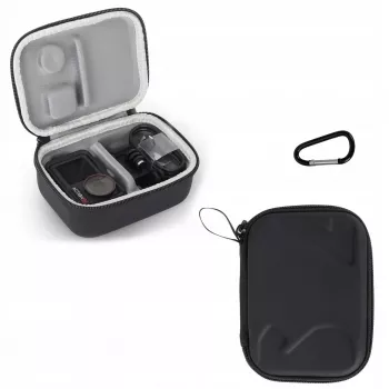 SUNNYLIFE ochranné prenosné puzdro pre DJI Osmo Action 3, 4, 5 Pro - pevný EVA obal, odolný proti nárazom, čierny
