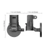 PULUZ magnetický držiak akčnej kamery pre GoPro DJI Osmo Pocket 3 PU724B