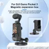 PULUZ magnetický držiak akčnej kamery pre GoPro DJI Osmo Pocket 3 PU724B