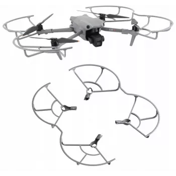 SUNNYLIFE sada ochrany vrtúľ pre DJI Air 3 / Air 3S - balenie 4 ks tmavosivá