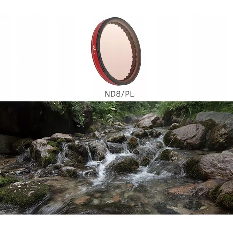 SUNNYLIFE hybridný filter 2in1 polarizačný PL ND8 pre DJI Osmo Action 5 Pro / 5 Pro / 4 / 3 FI903-8