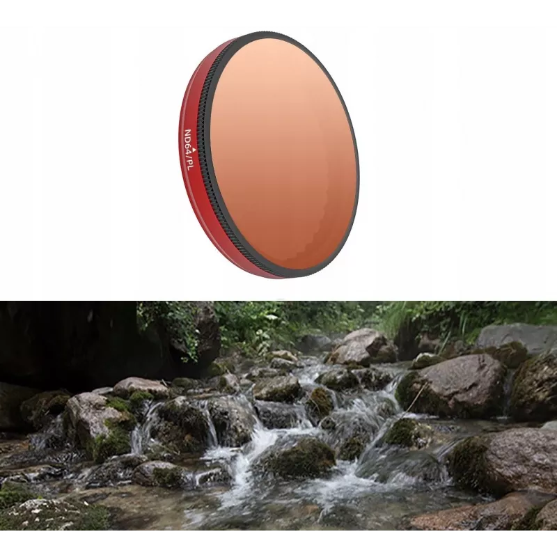 SUNNYLIFE hybridný 2in1 polarizačný PL ND64 filter pre DJI Osmo Action 5 Pro / 5 Pro / 4 / 3 FI903-64P
