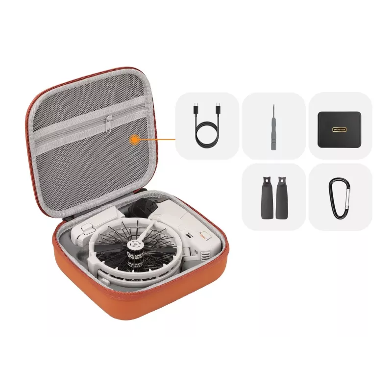 SUNNYLIFE tvrdé puzdro na prenášanie pre dron DJI Flip - oranžová (FP-B957-C)
