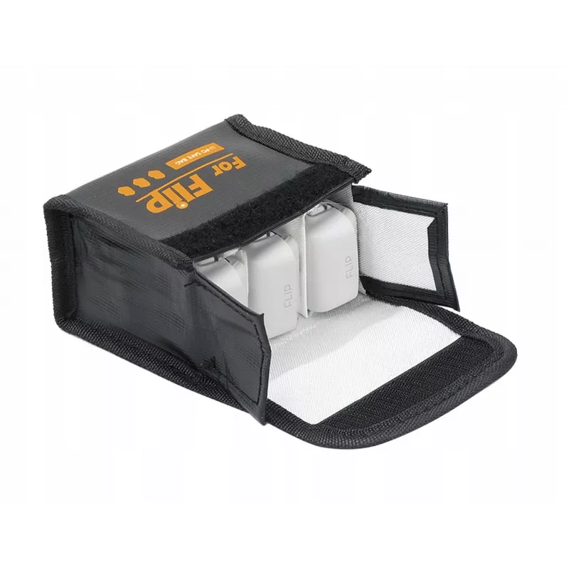SUNNYLIFE ohňovzdorná taška pre 3 batérie DJI Flip