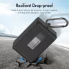 PULUZ silikónové ochranné puzdro pre nabíjacie puzdro DJI Mic Mini - čierna