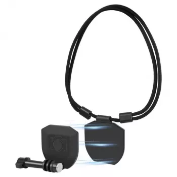 PULUZ magnetický nákrčník pre GoPro Hero 13 12 11 Mini 10 9 8 7 6 5 Max / PU739B